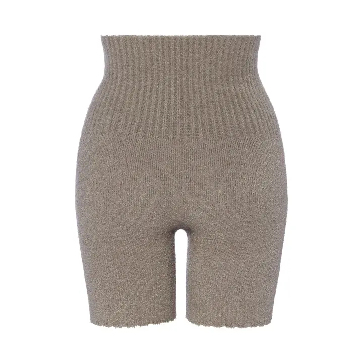 スロギー ホイップタッチ 2分丈ニットパンツ【一部カラーSALE】, グレー, product image number 3