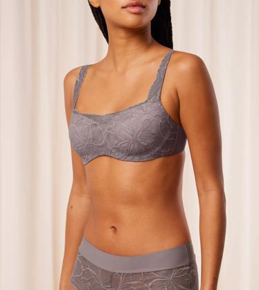 BODY MAKE-UP ILLUSION LACE in GREY