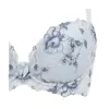【WEB限定】美胸ソフトブラ クラッシーペタルズ ブラ＆ショーツセット, ブルー, swatch