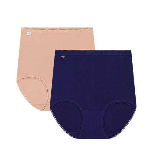 Sloggi Dames midi 2-pack wit maat 46 bestellen | Albert Heijn