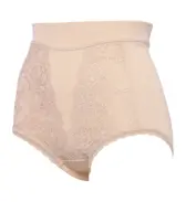 楽ソフト6040 はきこみ深めショーツ, ベージュ, product image number 2
