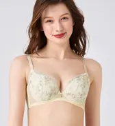 天使のブラ スリムライン644 ブラジャー, ホワイト, model image number 0