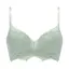 Daily Plus らくふわノンワイヤー ブラ＆ショーツセット, グリーン, product image number 0