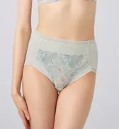 恋するブラ643 はきこみ深めショーツ, グレー, model image number 0