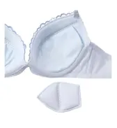 【SALE】エントリーコレクション 寄せブラ ブラ＆ショーツセット(ロマンティック トリム), ブルー, product image number 4