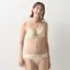 Daily AMOSTYLE デコルテビューティーブラ ブラ＆ショーツセット マイジュエリー, ホワイト, model image number 4