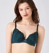 天使のブラ スリムライン644 ブラジャー, グリーン, model