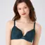 天使のブラ スリムライン644 ブラジャー, グリーン, model image number 0
