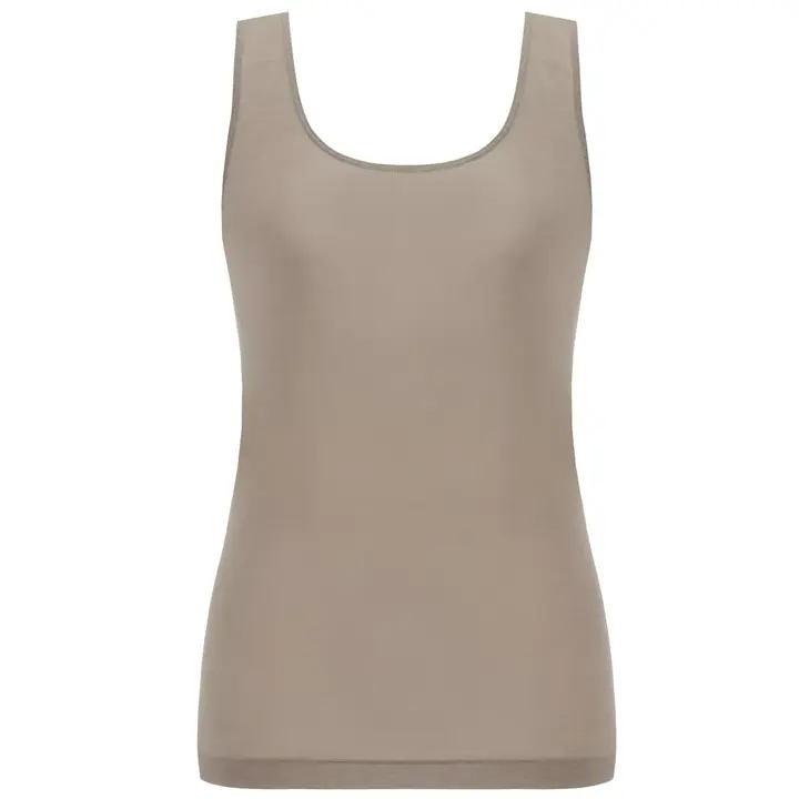 【SALE】シルク入り インナー5260 袖なしトップ, グレー, product image number 0