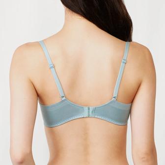 【SALE】天使のブラ 30周年限定デザイン619 ブラジャー, ブルー, model image number 2