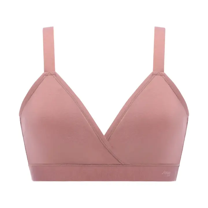 スロギー フリー オールラウンド ハーフトップブラ ラージ, ピンク, product image number 0