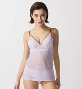 エス バイ スロギー センシュアル カップ付きキャミソール, ピンク, model image number 0