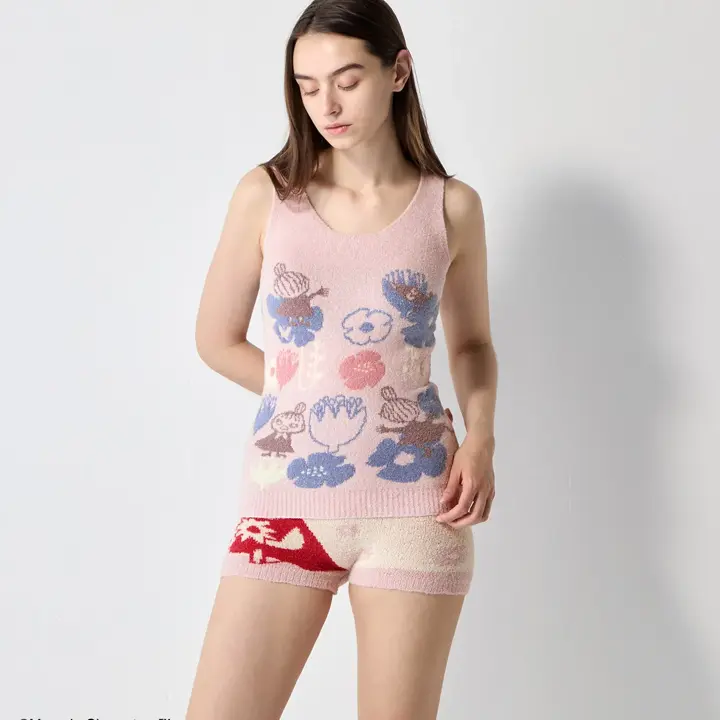 スロギーG073 ムーミン インナートップ, ピンク, model image number 1