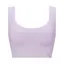 【WEB限定】綿混タイプ(スロギーG028)　カップ付きハーフトップ, パープル, product image number 0