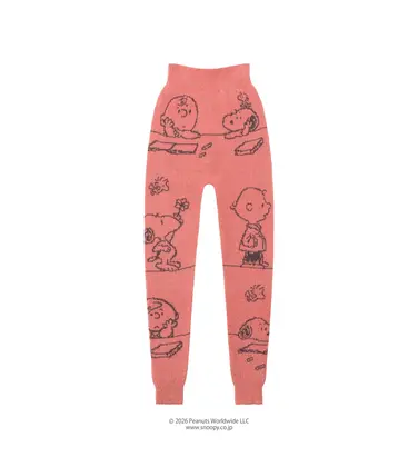 スロギー Warmer SNOOPY G083 ９分丈ニットパンツ