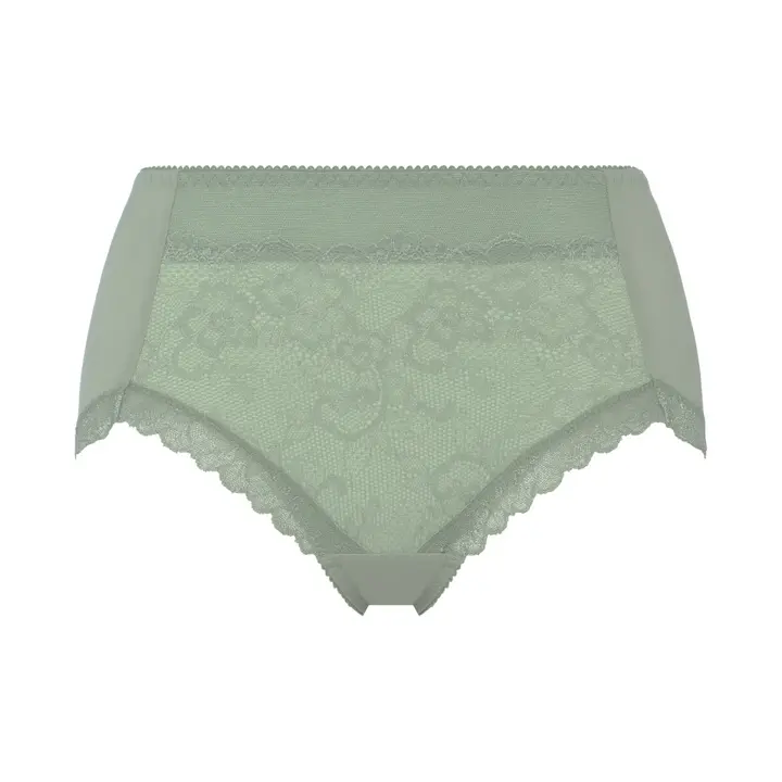 天使のブラ スリムライン632 はきこみ深めショーツ【一部カラーSALE】, グリーン, product image number 0