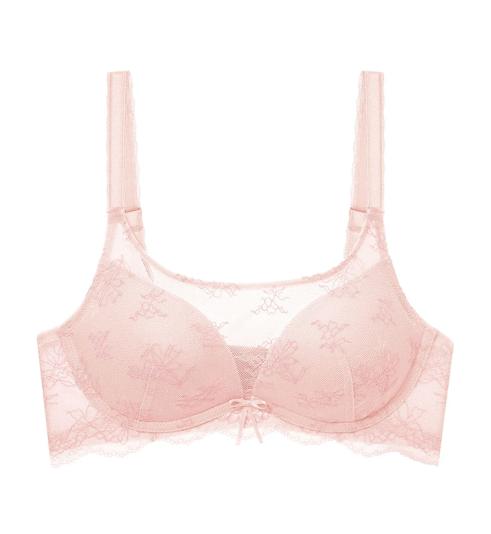 Triumph Tri-Air Lite Luna เสื้อชั้นในไม่มีโครง แบบดันทรง - Fig pink - สินค้าใหม่