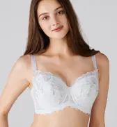 レッドレーベル バイ トリンプ0124 ブラジャー(パッドなし), ホワイト, model image number 0