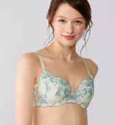【SALE】天使のブラ スリムライン 極上ライト634 ブラジャー, ホワイト, model image number 0