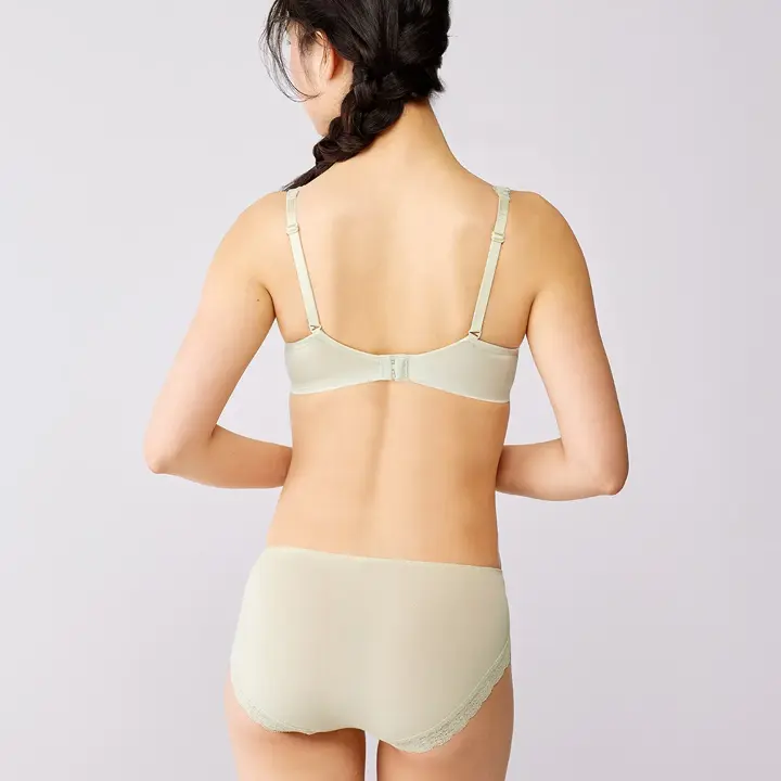 恋するブラ612 ブラジャー【一部カラーSALE】, グリーン, model image number 2