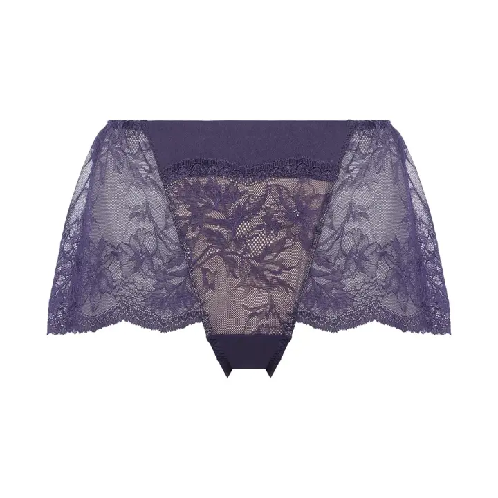 【SALE】はきこみ深めショーツ ナチュラルユー, ブルー, product image number 0