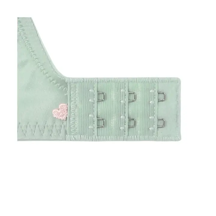 【SALE】夢みるブラ ノンワイヤー スリムライン ブラジャー レインボーベール, グリーン, product image number 4