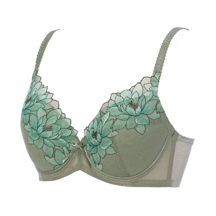 【SALE】トリンプストーリー588 ブラジャー(パッドなし), グリーン, product image number 2