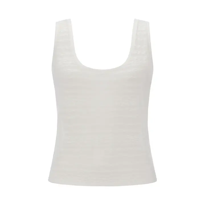 スロギー フリー オールラウンド レース タンクトップ, ホワイト, product image number 1