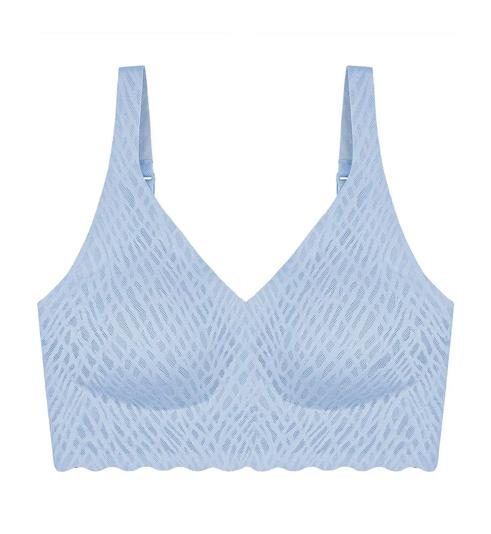 Triumph BRALETTE SLOGGI ZERO FEEL BLISS Mút Tháo Rời - Bluish gray - Không gọng