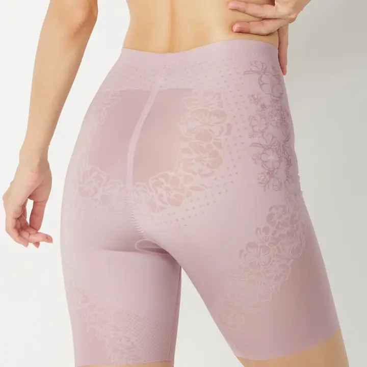 イージースタイルアップガードル ロングガードル, パープル, model image number 2