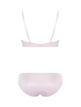 エントリーコレクション 寄せブラ ブラ＆ショーツセット クワイエットフリル