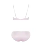 【SALE】エントリーコレクション 寄せブラ ブラ＆ショーツセット クワイエットフリル, パープル, product image number 2