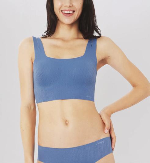 Triumph SLOGGI ZERO FEEL FLOW TOP - Regatta blue - Non-wired Bra