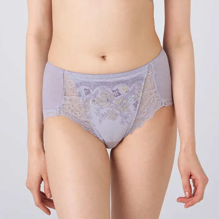 レッドレーベル バイ トリンプ 0123 はきこみ普通ショーツ, パープル, model image number 0