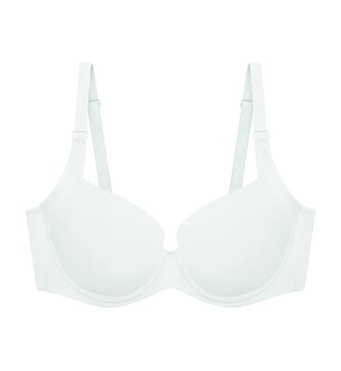 Triumph Invisible Inside-Out  เสื้อชั้นในมีโครง คัพทรงโฟม PU แบบบาง - Pawder snow - มีโครง