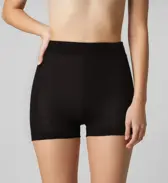 スロギー “ほっ”とアイテム(ミニウォーマー) ニットパンツ, ブラック, model