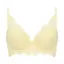 Daily AMOSTYLE 3/4カップブラ ブラ＆ショーツセット ウェーブラティス, イエロー, product image number 0