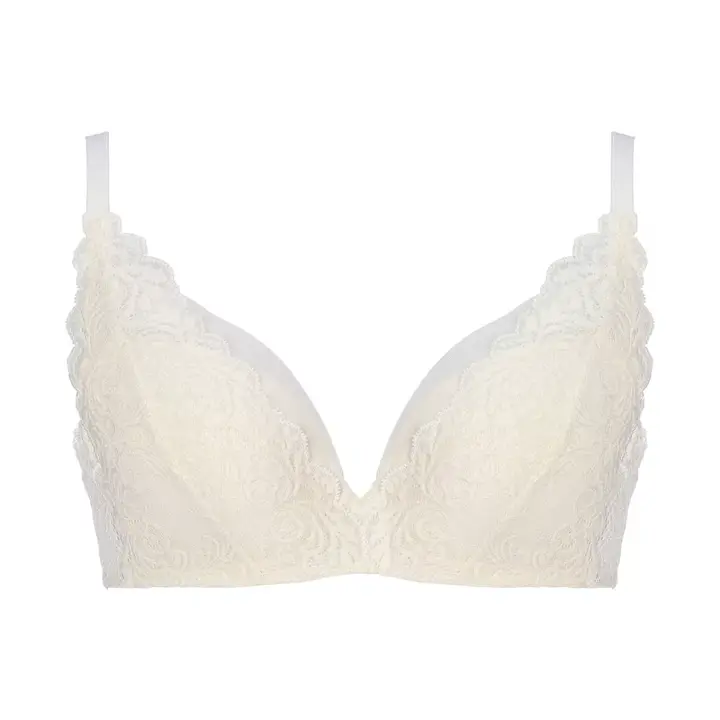 トリンプ プレミアム ゴールドレーベル4000 ブラジャー(パッドなし)【一部カラーSALE】, ホワイト, product image number 0