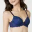 レッドレーベル バイ トリンプ0115 ブラジャー【一部カラーSALE】, ブルー, model image number 2