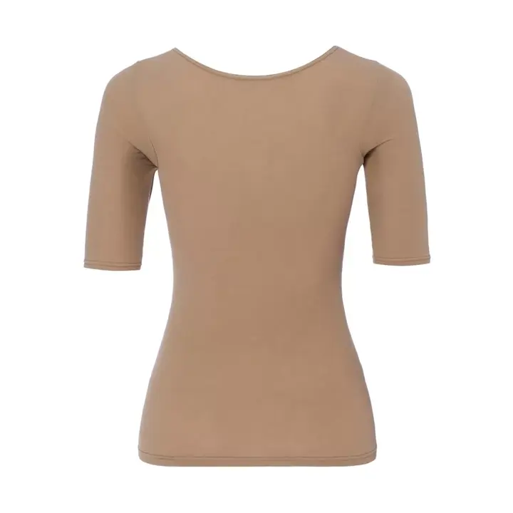 【SALE】あったか肌側綿100インナー5380 5分袖トップ, ベージュ, product image number 1