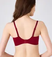 レッドレーベル バイ トリンプ 0123 ブラジャー, レッド, model image number 2