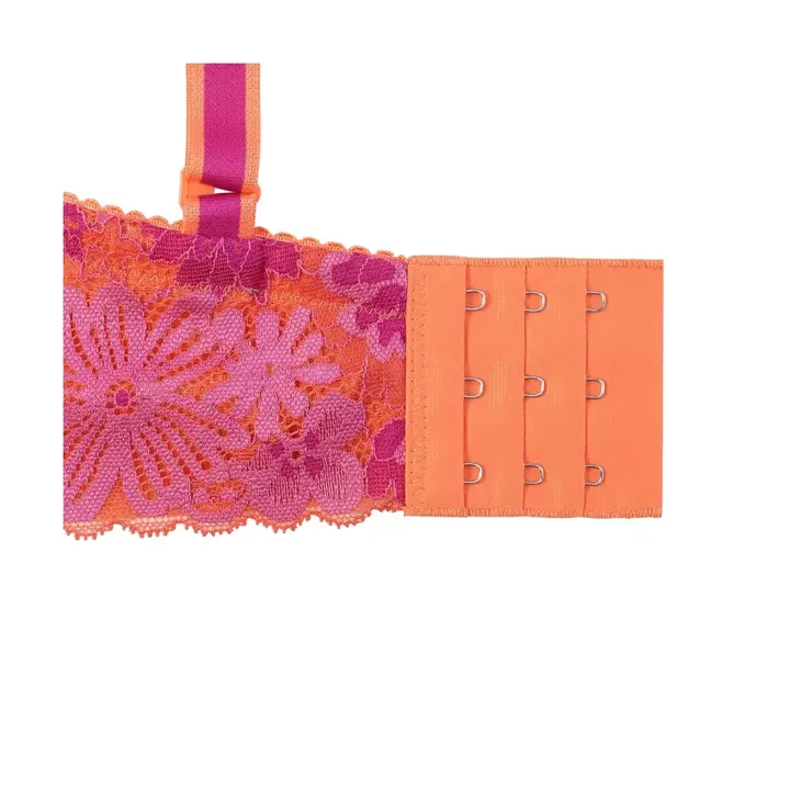 【SALE】チャーミングラマー(R)(ラージ) ブラジャー(パッドなし) レトロポップ, オレンジ, product image number 4