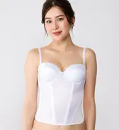ボディシェイパー620 ビスチェ, ホワイト, model image number 0