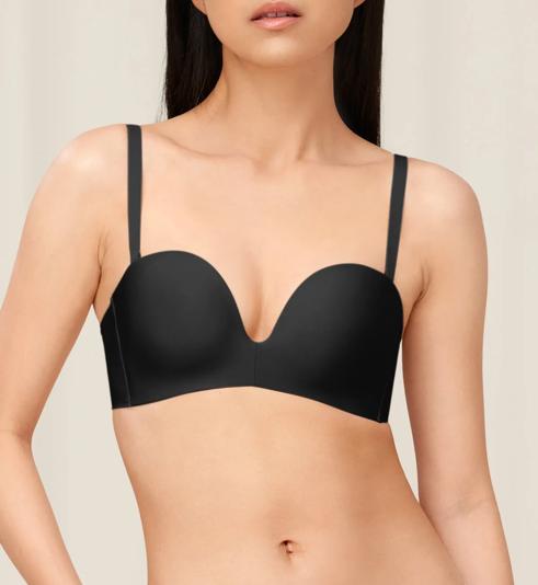 Triumph Everyday Essential เสื้อชั้นในไม่มีโครง ดันทรง สายบ่าถอดเปลี่ยนได้ - Black combination - ไม่มีโครง