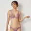 【SALE】DeepV ブラジャー(パッドなし) グレースフルフラワー, ピンク, model image number 1