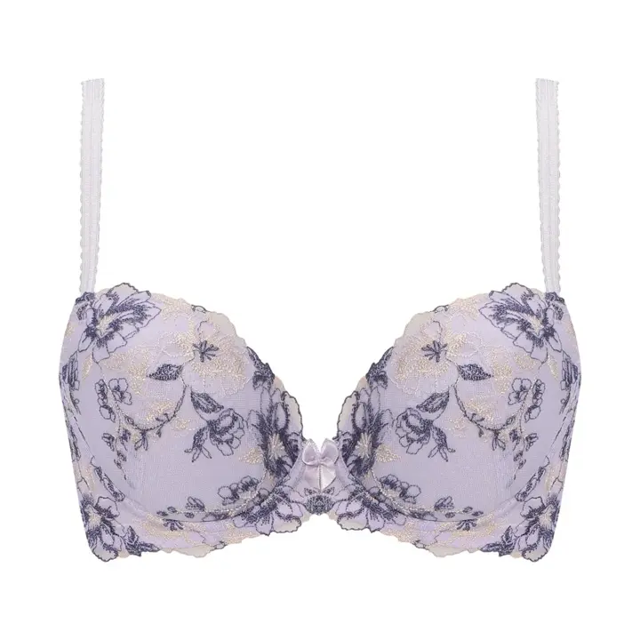 【WEB限定】美胸ソフトブラ クラッシーペタルズ ブラ＆ショーツセット, ミックス, product image number 0