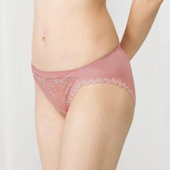 【SALE】天使のブラ 30周年限定デザイン619 レギュラーショーツ, ブラウン, model image number 0