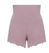 1分丈ボトム 保湿インナー, パープル, product image number 0