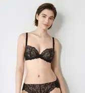 【SALE】トリンプストーリー557 ブラジャー, ブラック, model image number 1