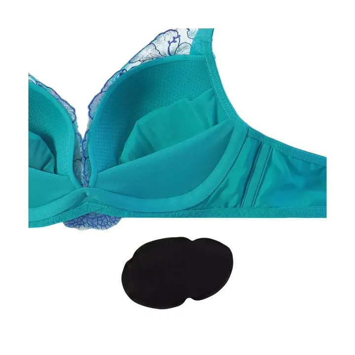 【SALE】夢みるブラ(R) ノンワイヤー エアリー 世界の絶景, グリーン, product image number 3